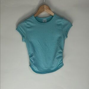 Abercrombie Kids Fitted Blue Ruched T-Shirt